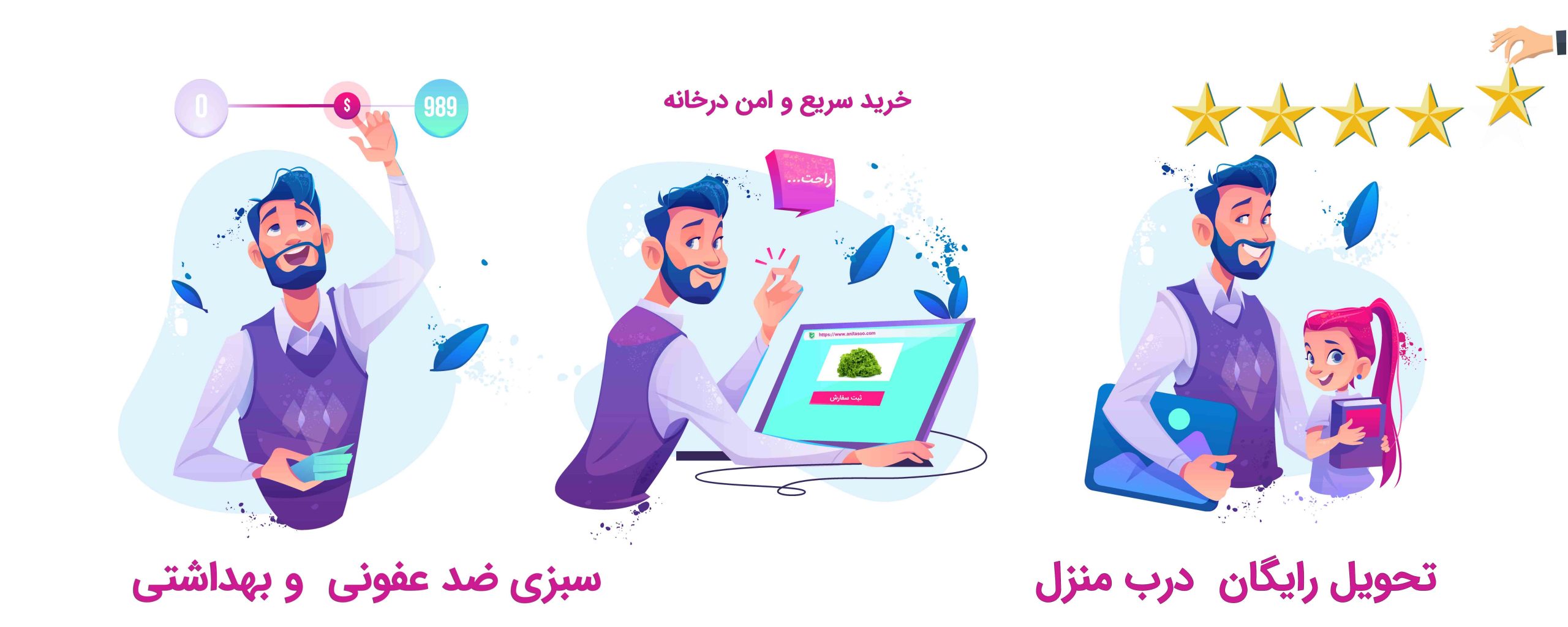 خرید آنلاین سبزی تازه